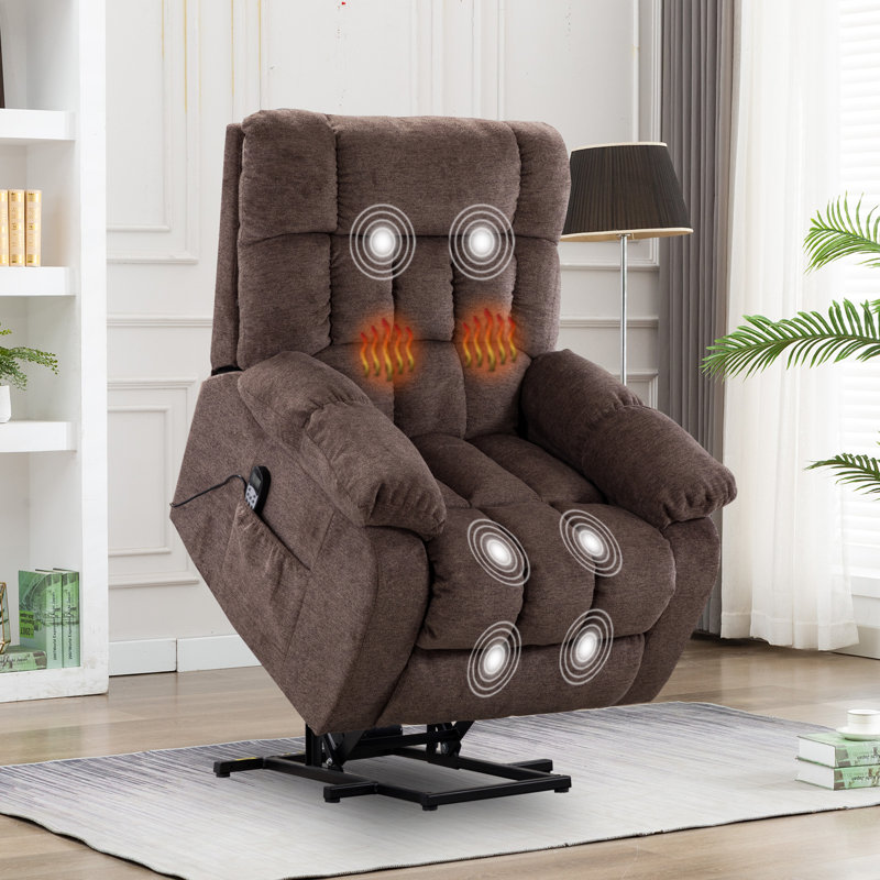 Latitude Run® Arylan Power Lift Assist Recliner with Massage & Reviews Wayfair